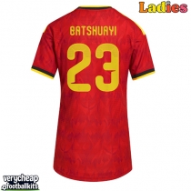 Belgium Michy Batshuayi #23 Replica Home Shirt Ladies World Cup 2026 Short Sleeve